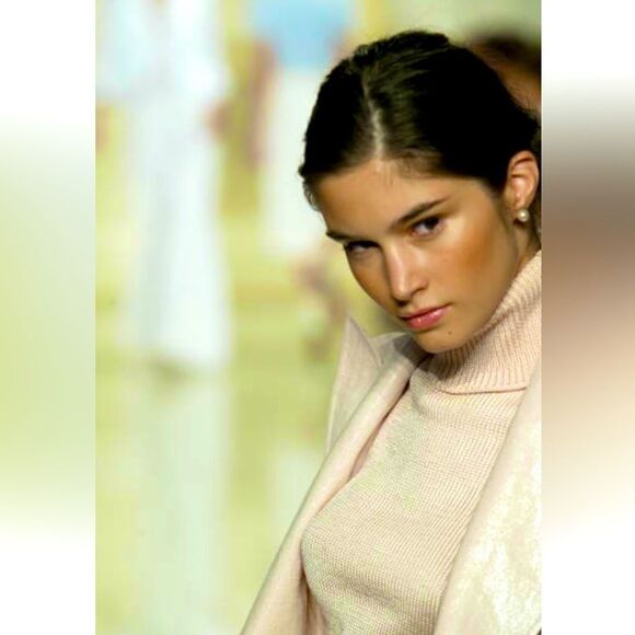 Ralph Lauren Collection Summer Pink Italian Mulberry Silk Turtleneck Sweater - Picture 1 of 17